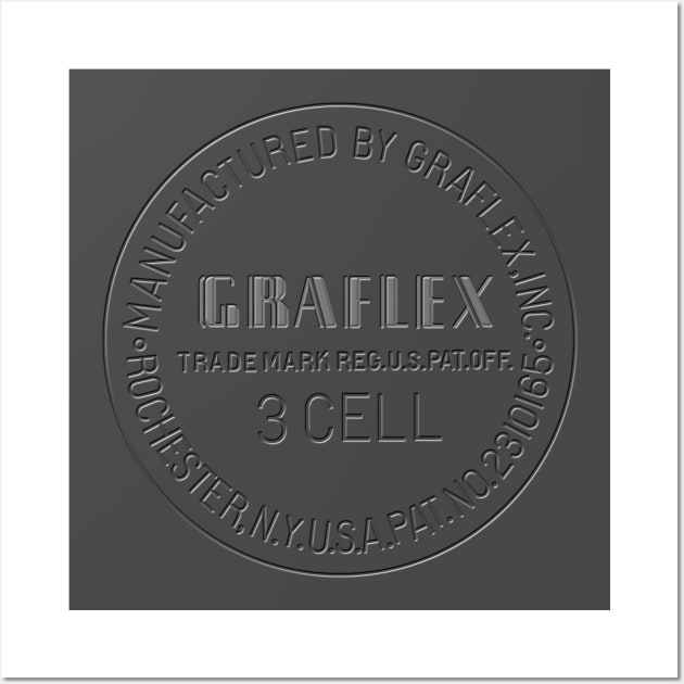 Graflex clean stamp black or white Wall Art by 3Cell